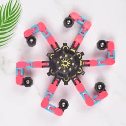 Glow in Dark Transformable Fidget Spinners Fingertip Gyro Toys Decompression Deformed Spinner Goodie Bag Suffers Party Favors