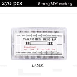 144/270/360Pcs Stainless Steel Watch Band Strap Spring Bar Link Pins Remover Watch Accessories Repair Tool Strap Opener