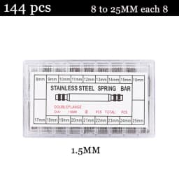 144/270/360Pcs Stainless Steel Watch Band Strap Spring Bar Link Pins Remover Watch Accessories Repair Tool Strap Opener
