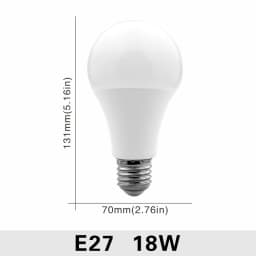 10pcs/lot E27 E14 LED Light Bulb 20W 18W 15W 12W 9W 6W 3W Lampada LED AC 220V Spotlight Lighting Cold/Warm White Lamp