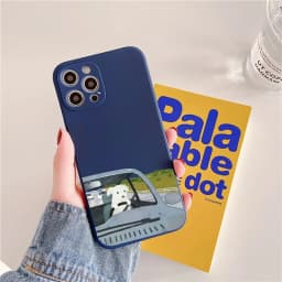 Funny Cartoon Dog Phone Case For iPhone13 12 11 14 15 16 Pro Max Mini X XS 7 8 Plus SE Animals Silicone Soft Couple Cover Fundas