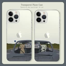 Funny Cartoon Dog Phone Case For iPhone13 12 11 14 15 16 Pro Max Mini X XS 7 8 Plus SE Animals Silicone Soft Couple Cover Fundas