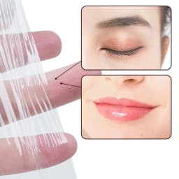 1 Roll 200M False Eyelashes Extension Clear Plastic Wrap Permanent Tattoo Eyebrow Film Professional Eye Use Makeup Tool