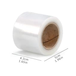 1 Roll 200M False Eyelashes Extension Clear Plastic Wrap Permanent Tattoo Eyebrow Film Professional Eye Use Makeup Tool