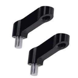 Motorcycle Rearview Mirrors Extension Riser Extend Adapter Mirror Extender Adapters Riser Supplies Rear View Base Mirrors Black