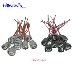 2 Pin Ignition Coil Connector Plug with Cable Wire Harness For Hyundai Accent 1.6L Elantra J3 Toyota Kia 90980-10901 90980-10899