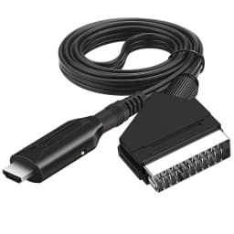 Scart To HDMI -compatible Converter Audio Video Adapter for HDTV/DVD/Set-top Box/PS3/PAL/NTSC