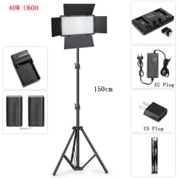 U800 U600 LED Photo Studio Video Light Recording Lighting Kit Photography Panel Photographi Lamp For Youtube Game Live