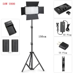 U800 U600 LED Photo Studio Video Light Recording Lighting Kit Photography Panel Photographi Lamp For Youtube Game Live