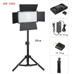 U800 U600 LED Photo Studio Video Light Recording Lighting Kit Photography Panel Photographi Lamp For Youtube Game Live