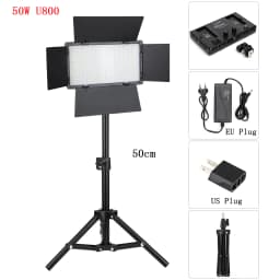 U800 U600 LED Photo Studio Video Light Recording Lighting Kit Photography Panel Photographi Lamp For Youtube Game Live