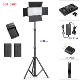 U800 U600 LED Photo Studio Video Light Recording Lighting Kit Photography Panel Photographi Lamp For Youtube Game Live