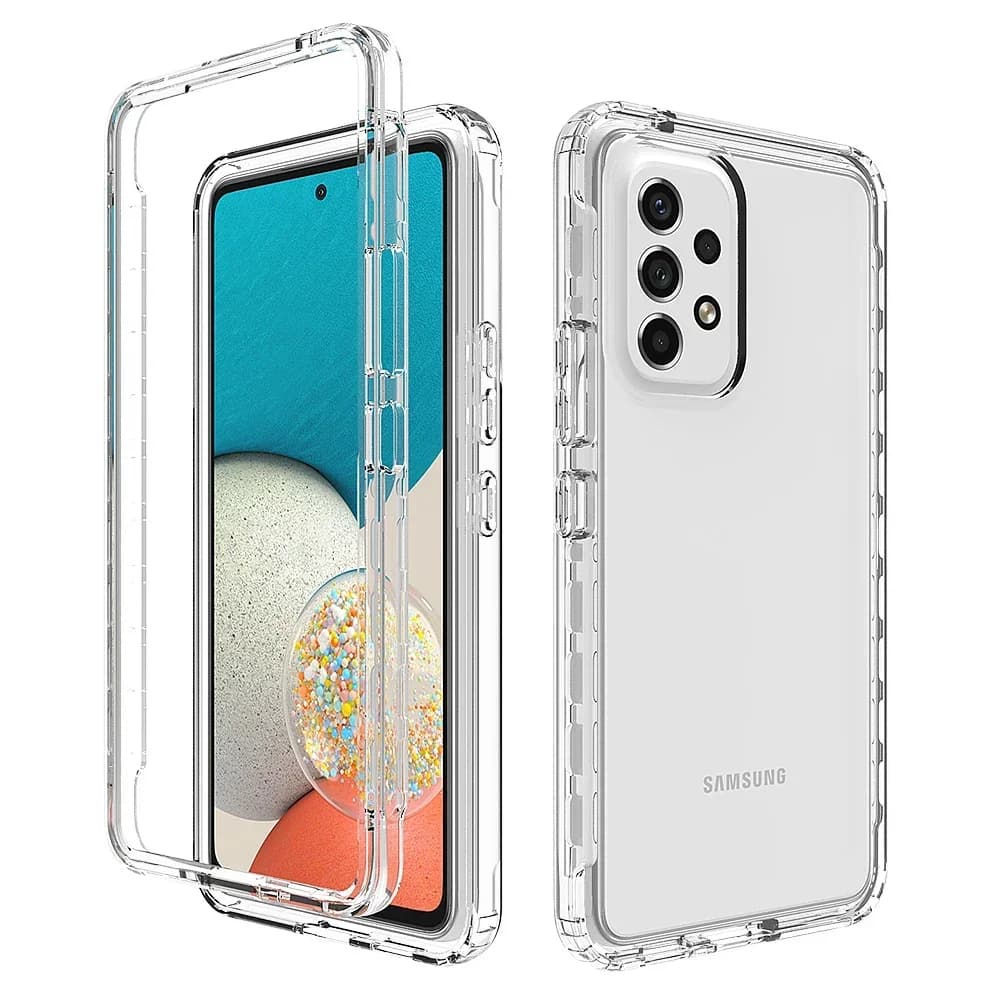 Transparent Shockproof Case for Samsung Galaxy S25 FE A17 A56 A55 A36 A16 5G A35 A14 A54 A34 A15 S25 edge S24 S22 S23 Ultra Plus