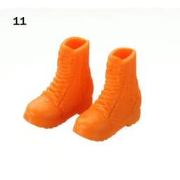 1Pair Plastic Doll Colorful Long Knees Boots Female Doll Boots Socks Doll Shoes Fit Foot Length 2.2cm Dolls Accessories