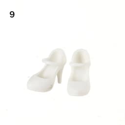1Pair Plastic Doll Colorful Long Knees Boots Female Doll Boots Socks Doll Shoes Fit Foot Length 2.2cm Dolls Accessories
