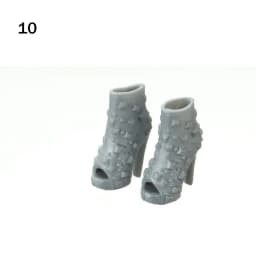 1Pair Plastic Doll Colorful Long Knees Boots Female Doll Boots Socks Doll Shoes Fit Foot Length 2.2cm Dolls Accessories