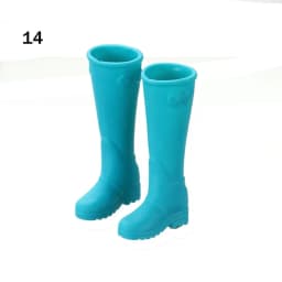 1Pair Plastic Doll Colorful Long Knees Boots Female Doll Boots Socks Doll Shoes Fit Foot Length 2.2cm Dolls Accessories