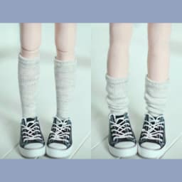 A Pair of Blyth Doll Socks Fashion Pure Color Long Sock for Blythe Licca Azone OB24 1/6Dolls Accessories Outfit Gifts