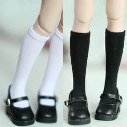 A Pair of Blyth Doll Socks Fashion Pure Color Long Sock for Blythe Licca Azone OB24 1/6Dolls Accessories Outfit Gifts