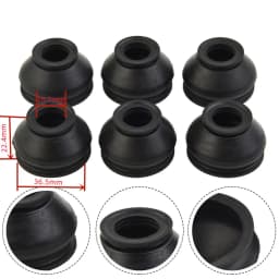 6/2pcs Premium Rubber 13 30 23/11 27 21 Tie Rod Ends And Ball Joint Dust Covers Universal Ball Joint Boot Dust Boot Covers