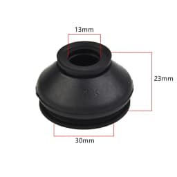 6/2pcs Premium Rubber 13 30 23/11 27 21 Tie Rod Ends And Ball Joint Dust Covers Universal Ball Joint Boot Dust Boot Covers
