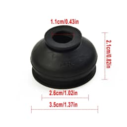 6/2pcs Premium Rubber 13 30 23/11 27 21 Tie Rod Ends And Ball Joint Dust Covers Universal Ball Joint Boot Dust Boot Covers
