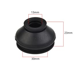 6/2pcs Premium Rubber 13 30 23/11 27 21 Tie Rod Ends And Ball Joint Dust Covers Universal Ball Joint Boot Dust Boot Covers