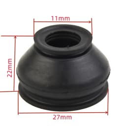 6/2pcs Premium Rubber 13 30 23/11 27 21 Tie Rod Ends And Ball Joint Dust Covers Universal Ball Joint Boot Dust Boot Covers