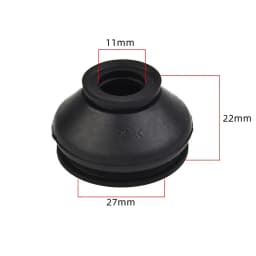 6/2pcs Premium Rubber 13 30 23/11 27 21 Tie Rod Ends And Ball Joint Dust Covers Universal Ball Joint Boot Dust Boot Covers
