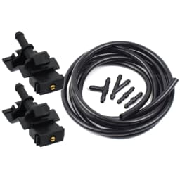 2x Front Windshield Wiper Washer Spray Jet Nozzle For Toyota Corolla Altis Camry Auris Highlander Matrix 4Runner Avensis Lexus