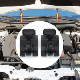 2x Front Windshield Wiper Washer Spray Jet Nozzle For Toyota Corolla Altis Camry Auris Highlander Matrix 4Runner Avensis Lexus