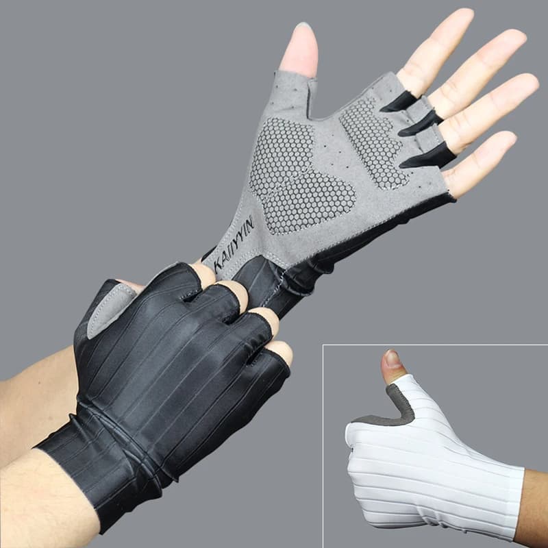 Sports Aero Cycling Gloves Men Women Bike Pure Color Gloves Luvas Guantes Ciclismo