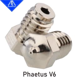 Phaetus Plated Copper E3D V6 Nozzle 3D Printer Parts For 1.75MM Filament Hotend Extruder BMO BMS Dragonfly Dragon TaiChi Rapido
