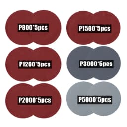 3"Car Waxing Sponge Pad Polishing Kit Auto Detailing Sandpaper Buffing Sanding Disc Polisher Drill Adapter Headlight Restoration