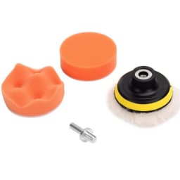 3"Car Waxing Sponge Pad Polishing Kit Auto Detailing Sandpaper Buffing Sanding Disc Polisher Drill Adapter Headlight Restoration