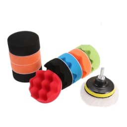 3"Car Waxing Sponge Pad Polishing Kit Auto Detailing Sandpaper Buffing Sanding Disc Polisher Drill Adapter Headlight Restoration