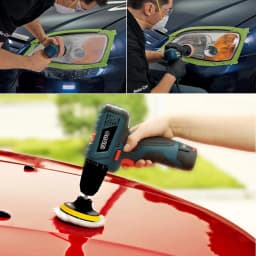3"Car Waxing Sponge Pad Polishing Kit Auto Detailing Sandpaper Buffing Sanding Disc Polisher Drill Adapter Headlight Restoration