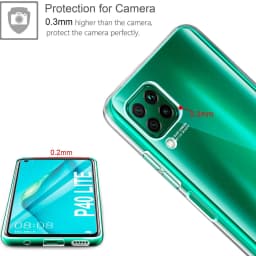 Original Ultra Thin Clear Case For Huawei P40 Lite 4G Case Huawei Nova 6 se Nova 7i Transparent Silicone Full Cover Case