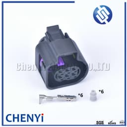 1 sets 6 Pin auto waterproof plug female or male(1.5) LSU 4.9 Wide Band Oxygen Sensor Connector 1928404669 4H0973713 4H0 973 713