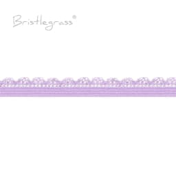 BRISTLEGRASS 2 5 10 Yard 3/8" 10mm Picot Loop Frilly Lace Trim Elastics Decorative Spandex Bands Headband Lingerie Sewing Crafts