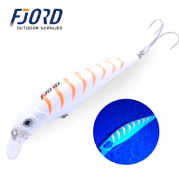 FJORD 90mm 31g Laser Miracle Sinking Black Minnow Hard Triple Hook Seawater Saltwater SwimBait Artificial Pesca Fishing Lure