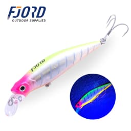 FJORD 90mm 31g Laser Miracle Sinking Black Minnow Hard Triple Hook Seawater Saltwater SwimBait Artificial Pesca Fishing Lure