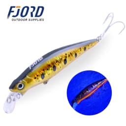 FJORD 90mm 31g Laser Miracle Sinking Black Minnow Hard Triple Hook Seawater Saltwater SwimBait Artificial Pesca Fishing Lure