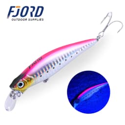 FJORD 90mm 31g Laser Miracle Sinking Black Minnow Hard Triple Hook Seawater Saltwater SwimBait Artificial Pesca Fishing Lure