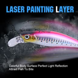 FJORD 90mm 31g Laser Miracle Sinking Black Minnow Hard Triple Hook Seawater Saltwater SwimBait Artificial Pesca Fishing Lure