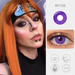 (0.00~-6.00) PSEYECHE 14.0mm Yearly Use Powered Contact Lenses With Degree Sasuke Anime Cosplay Sharingan Halloween Contact Lens