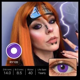 (0.00~-6.00) PSEYECHE 14.0mm Yearly Use Powered Contact Lenses With Degree Sasuke Anime Cosplay Sharingan Halloween Contact Lens
