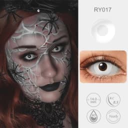 (0.00~-6.00) PSEYECHE 14.0mm Yearly Use Powered Contact Lenses With Degree Sasuke Anime Cosplay Sharingan Halloween Contact Lens