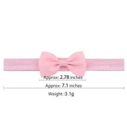 10pcs/lot Cute Ribbon Bowknot Baby Newborn Headband Headwear Grosgrain Hair Bows Elastic Hairbands Girls Kids Photo Props