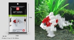 Wisehawk Mini Building Blocks Diamond Animal Model Bag Bricks Dog Cat Moose Fish Series Toys for Children Gifts B24-D15